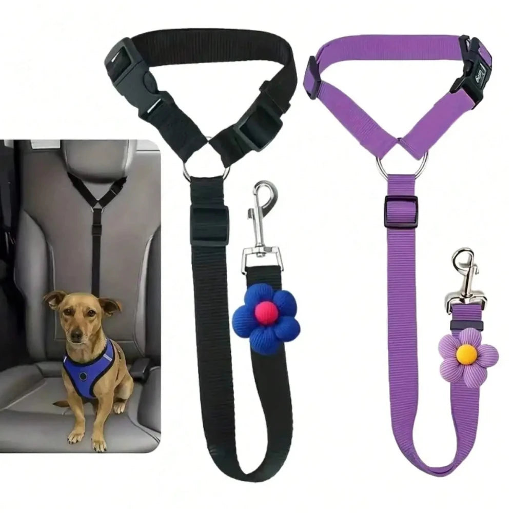 Adjustable Pet Car Seat Belt (T)