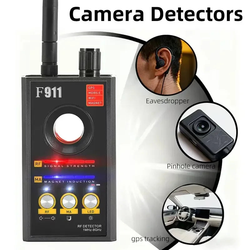 3-in-1 Hidden Camera & RF Signal Detector