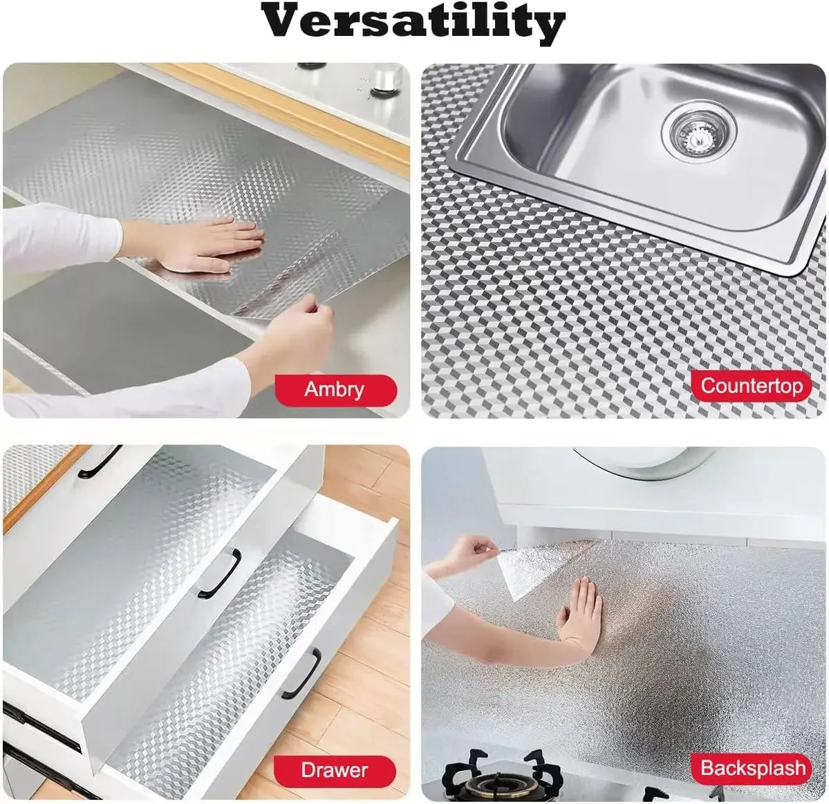 Aluminum Kitchen Wallpaper