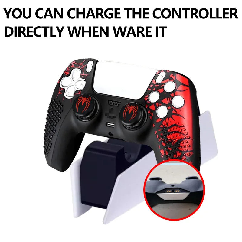 Spider-Themed PS5 Controller Cover
