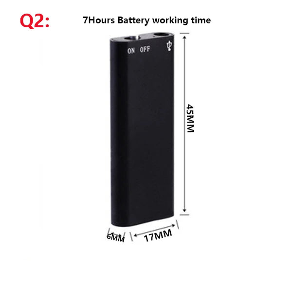 Mini Magnetic Voice Recorder Q63