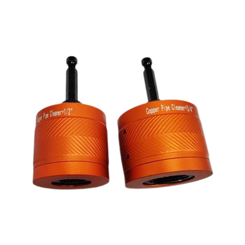 2-Piece Copper Pipe Cleaner Set – 1/2" & 3/4"