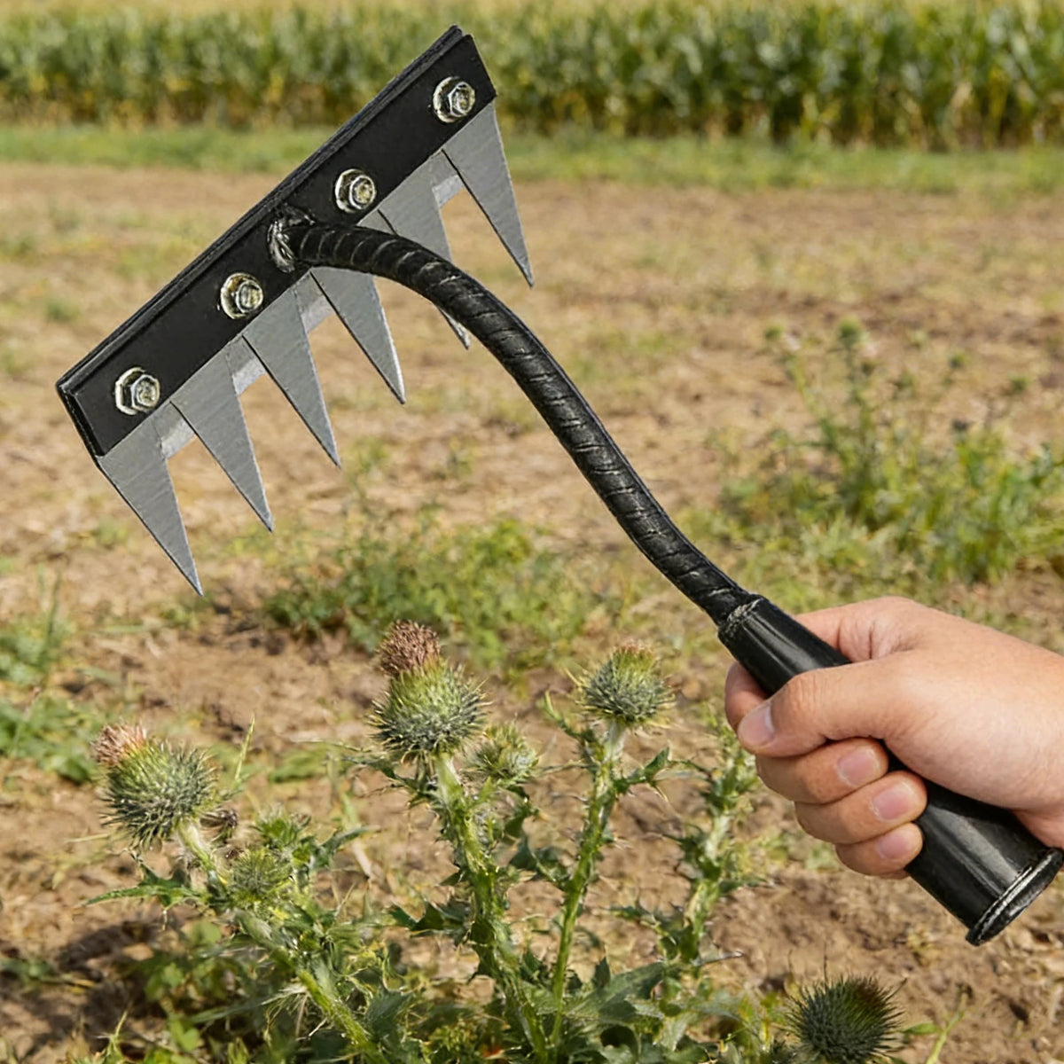 Steel Nail Rake Weeder