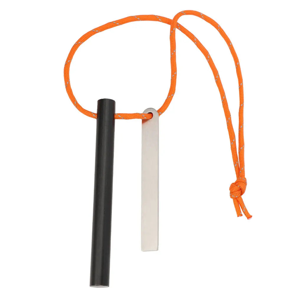 Magnesium Rod Fire Starter with Striker & Scraper