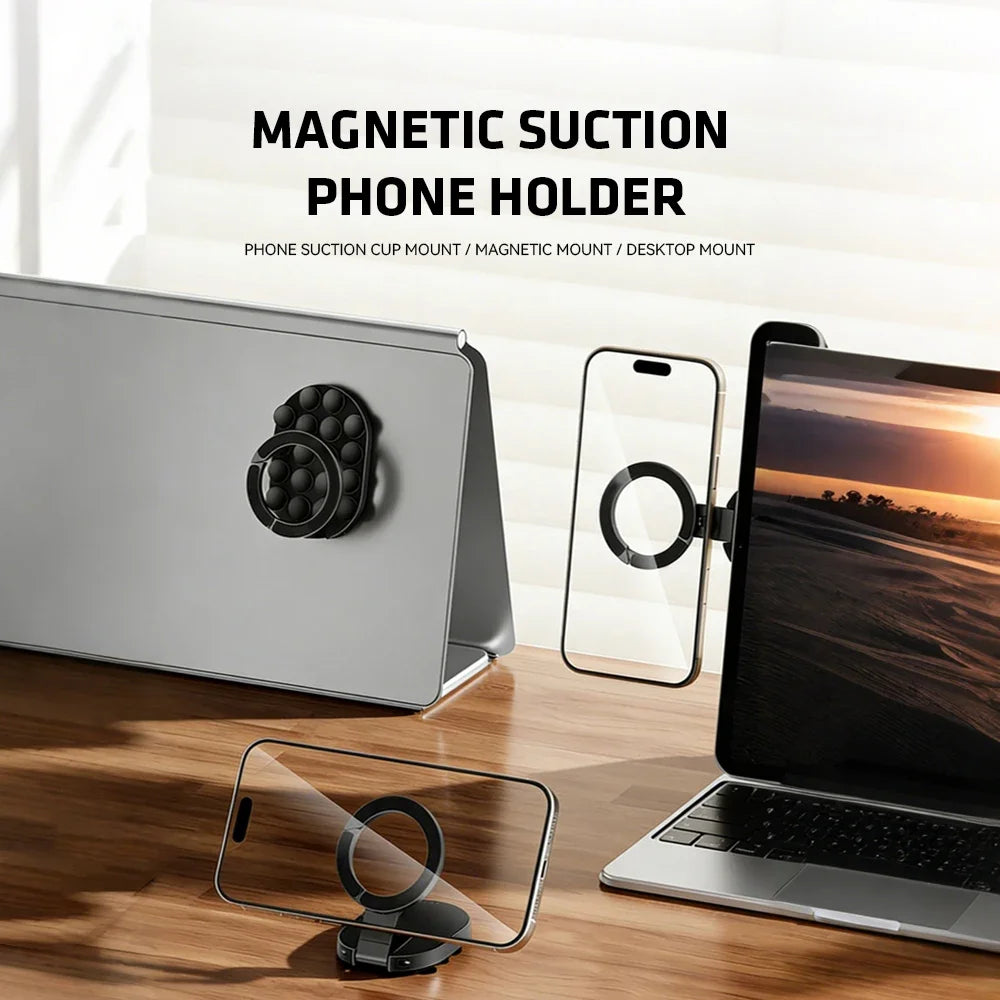 3-in-1 Magnetic Suction Phone Holder