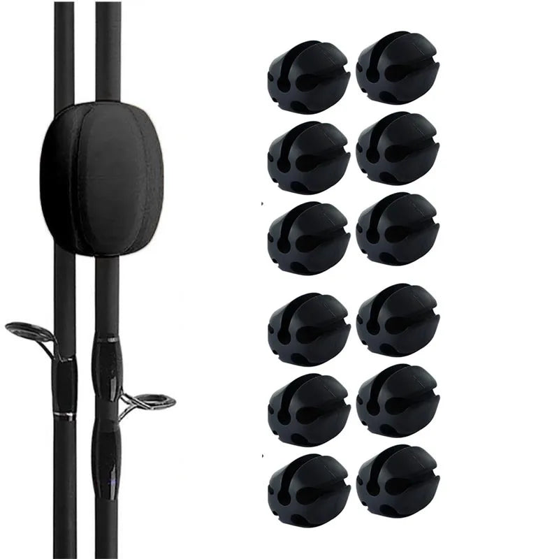 Multi-Functional Silicone Fishing Rod Ball Clips