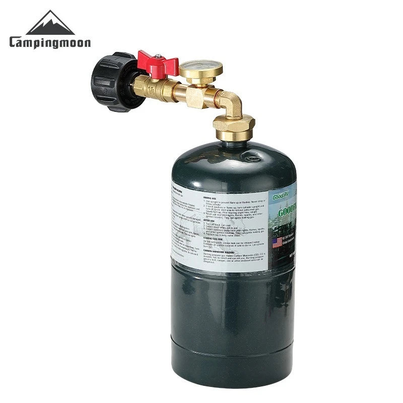 Propane Tank Refill Adapter with Gauge