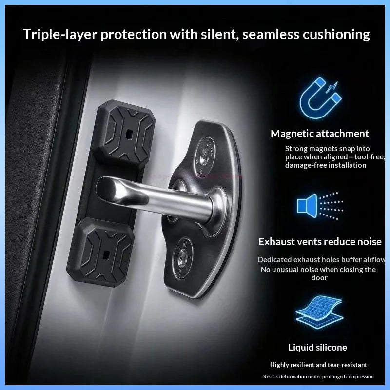 Citroen Magnetic Silicone Door Lock Dampener Pads – 4PCS