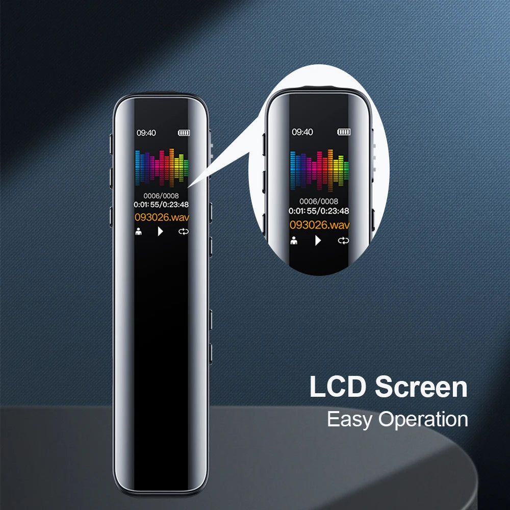Digital Voice Recorder with Voice Activation & MP3 Player