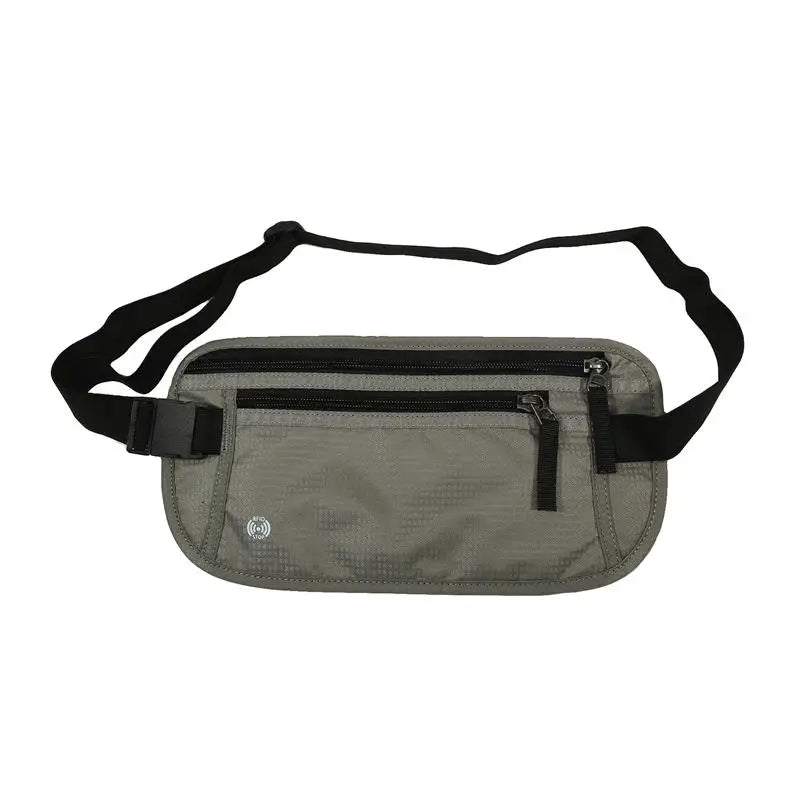 RFID Travel Money Belt Passport Holder