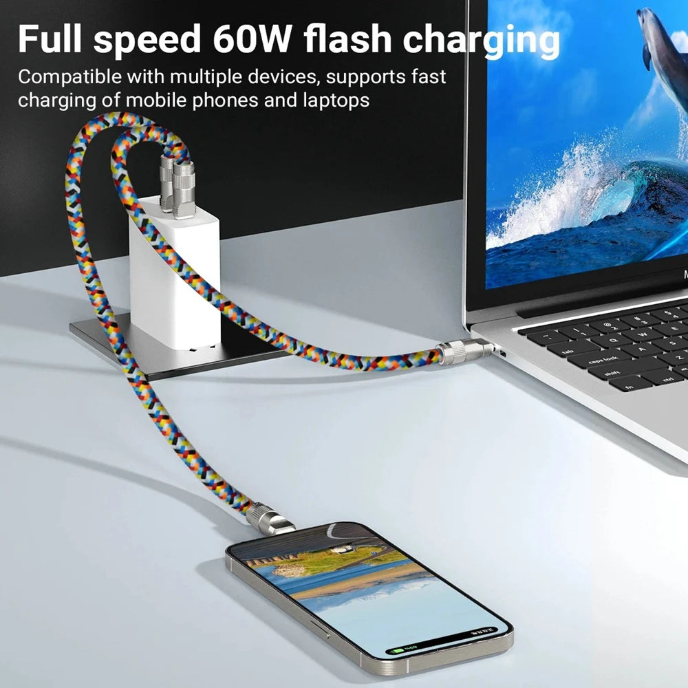 2-in-1 Phone Lanyard & 60W Fast Charging Cable