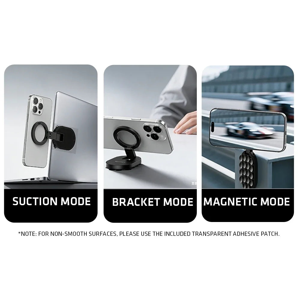 3-in-1 Magnetic Suction Phone Holder