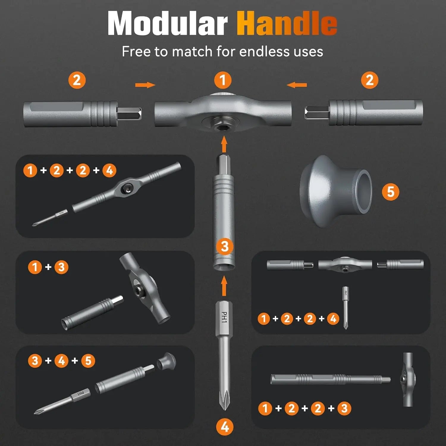 66-in-1 Ratchet Screwdriver Set