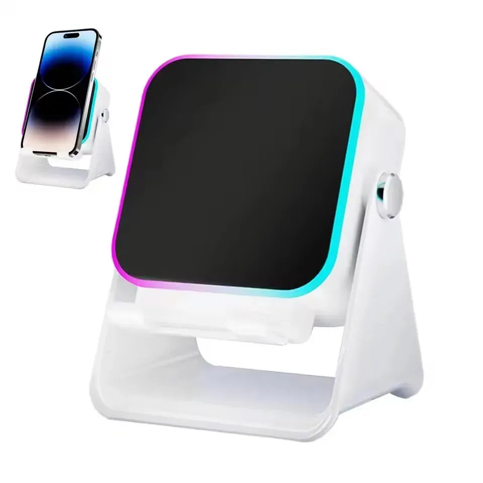 5-in-1 Bluetooth Speaker Phone Stand with RGB Light