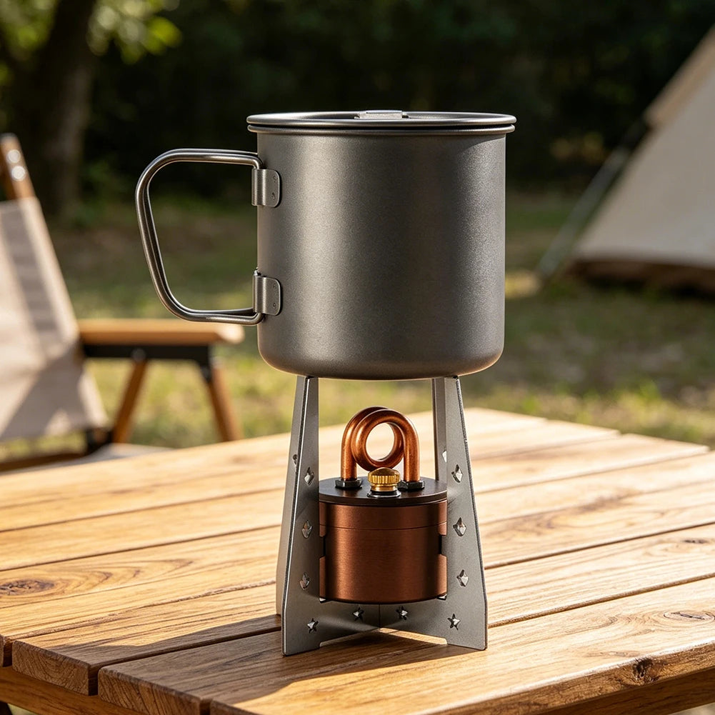 Portable Mini Alcohol Camping Stove (I1001)