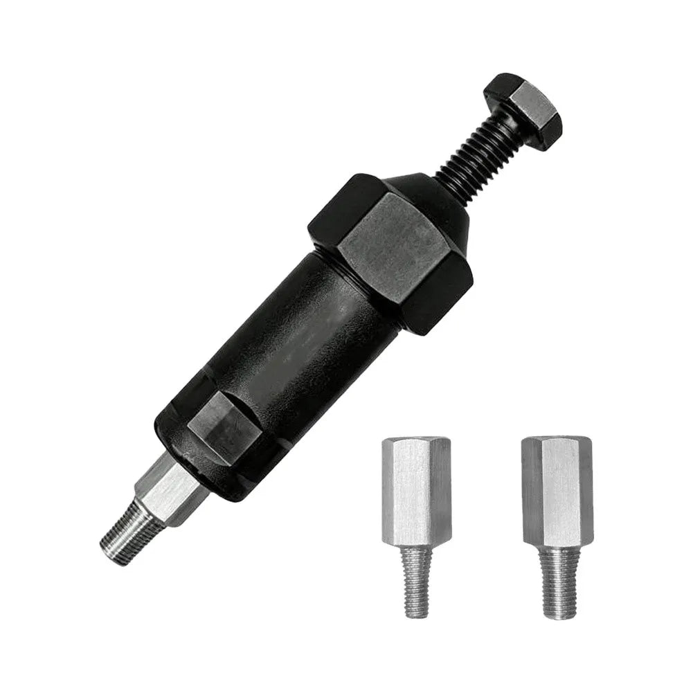 Handy Grease Nozzle Cleaner & Injector Puller Tool with M6/M8 Adapters