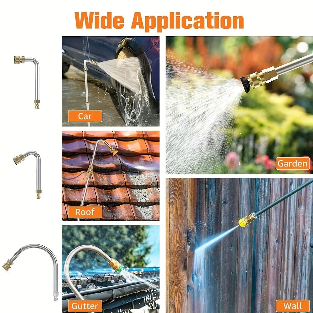 Pressure Washer Extension Wand Set with 6 Spray Nozzles