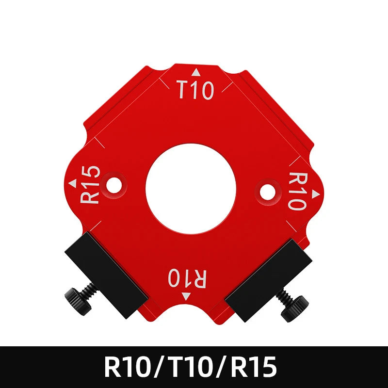 Aluminum Corner Radius Jig Router Template for Woodworking
