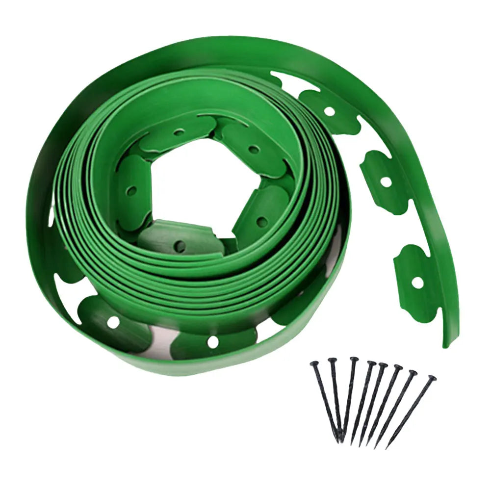 Garden Lawn Edging Border Kit with Spikes