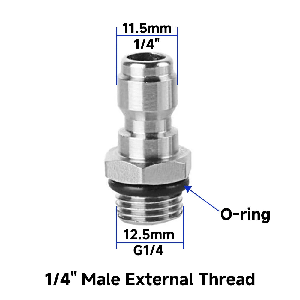 1/4" Pressure Washer Quick Connect Adapter Set