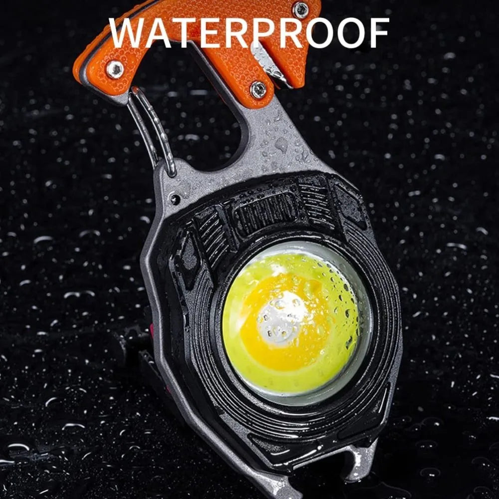1600-Lumen COB Keychain Work Light & Multi-Tool