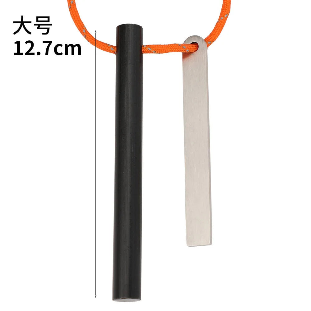 Magnesium Rod Fire Starter with Striker & Scraper