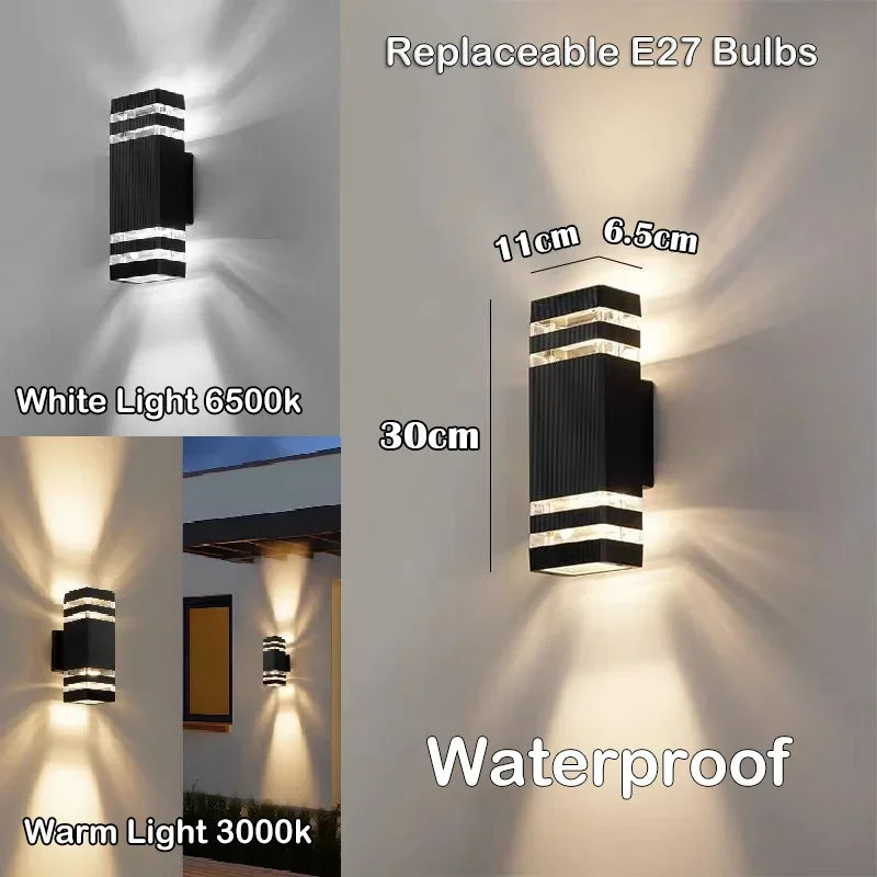 LED Outdoor Wall Lights E27