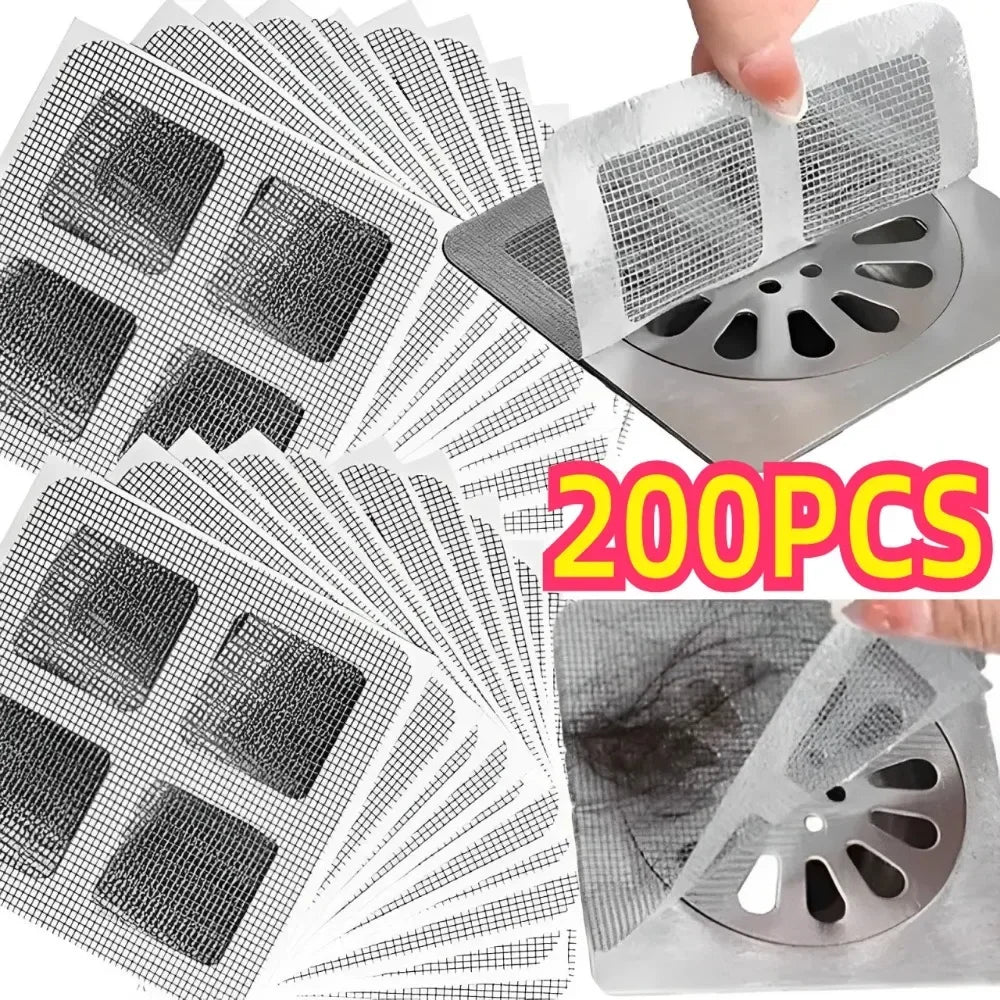 Disposable Drain Hair Catcher Mesh Stickers