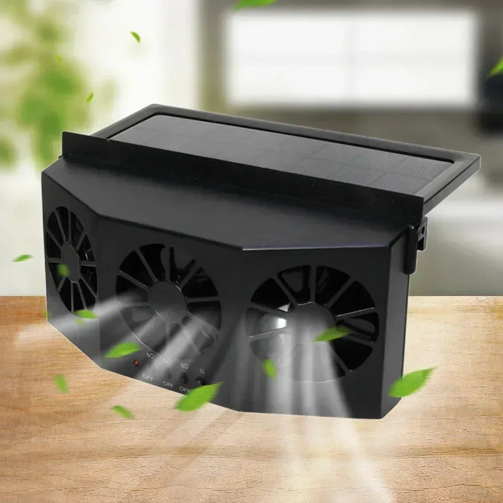Triple Window Car Fan