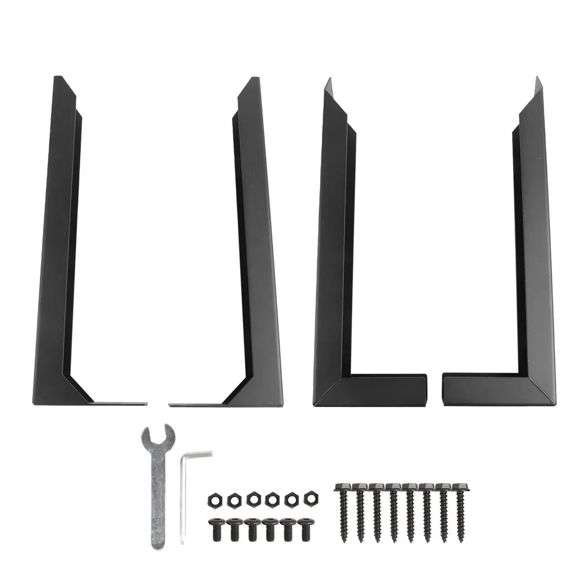 Heavy-Duty Steel Fence Post Repair Anchor Kit (2-Pack)
