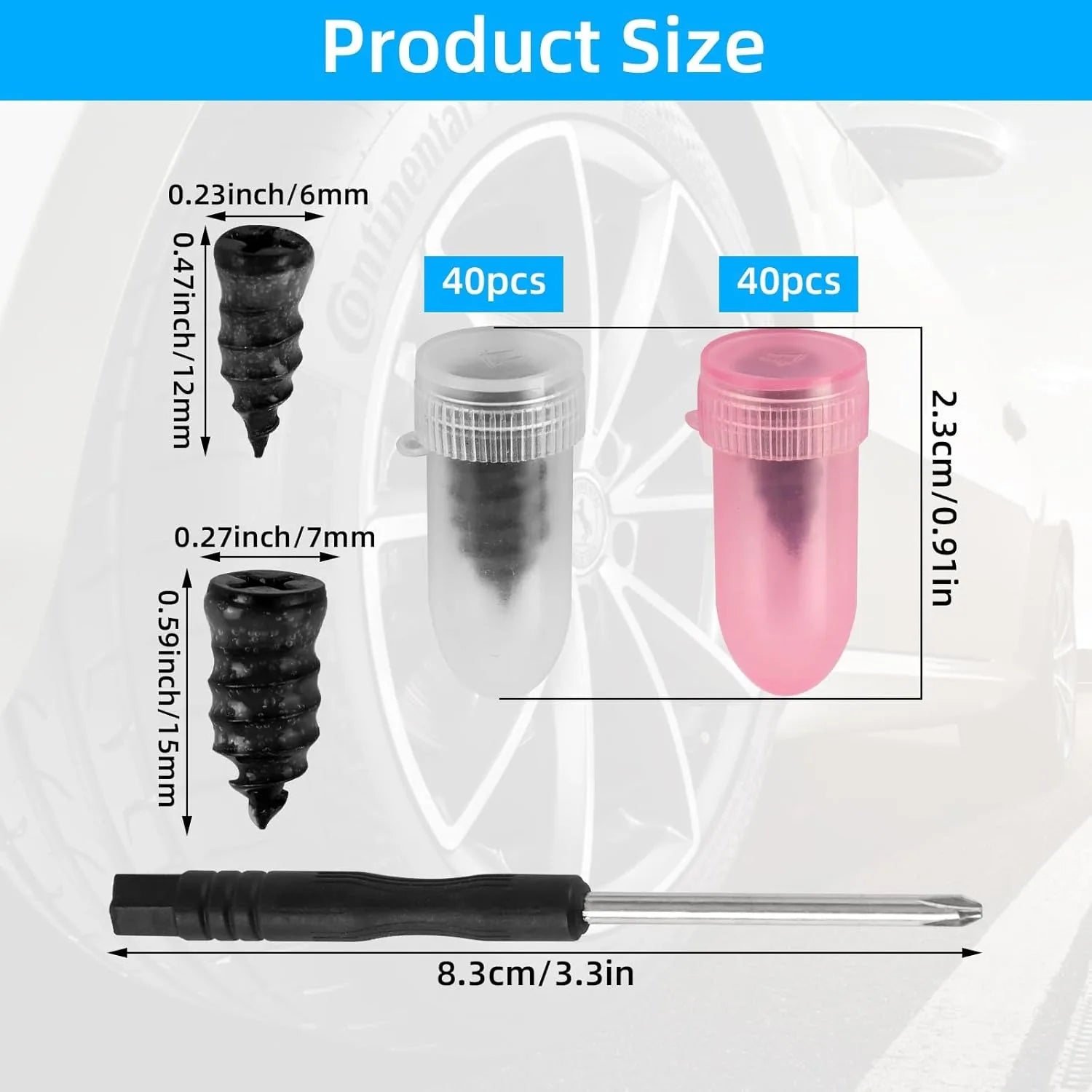 Tire Repair Nail Kit
