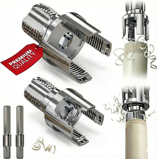 2 Pack PVC Pipe Threader 1/2 and 3/4