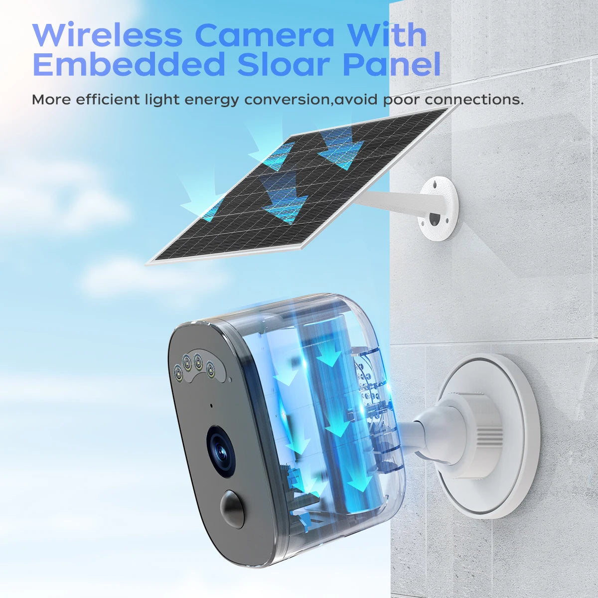 5MP Solar WiFi Outdoor Security Camera