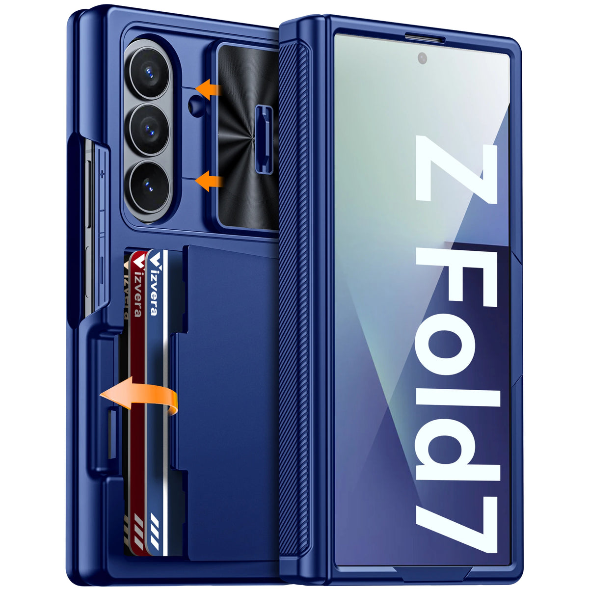 Funda cartera con RFID para Galaxy Z Fold 7