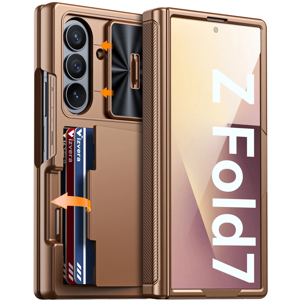 Funda cartera con RFID para Galaxy Z Fold 7