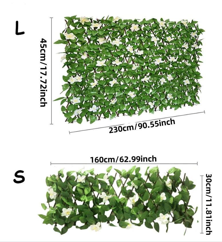Expandable Artificial Ivy Privacy Fence Screen