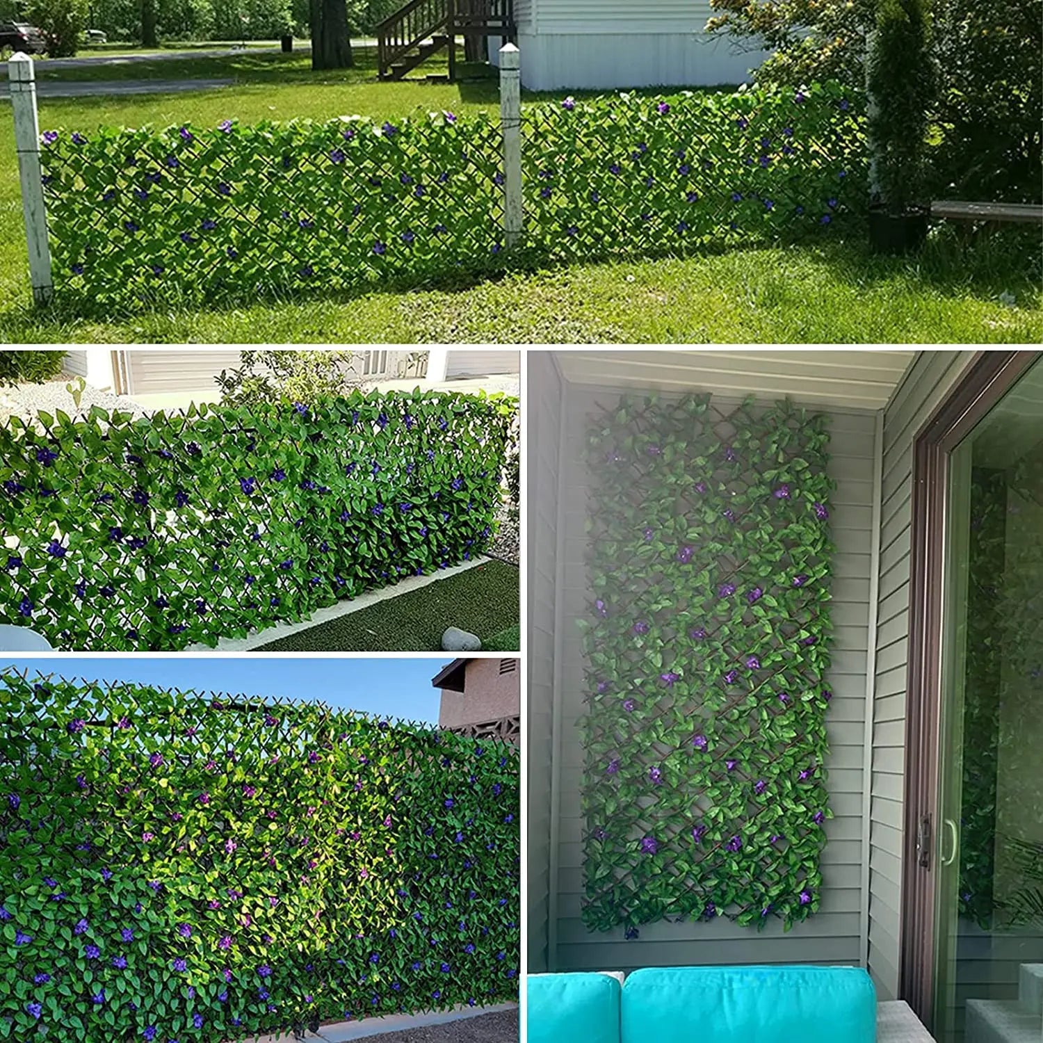 Expandable Artificial Ivy Privacy Fence Screen