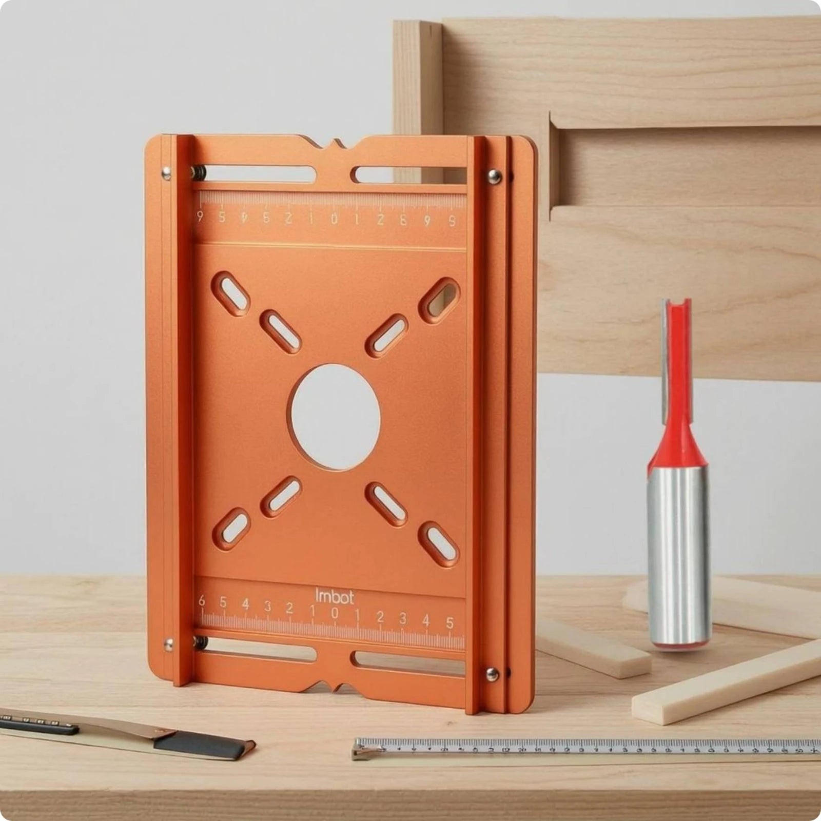 Universal Precision Router Slotting Base Plate