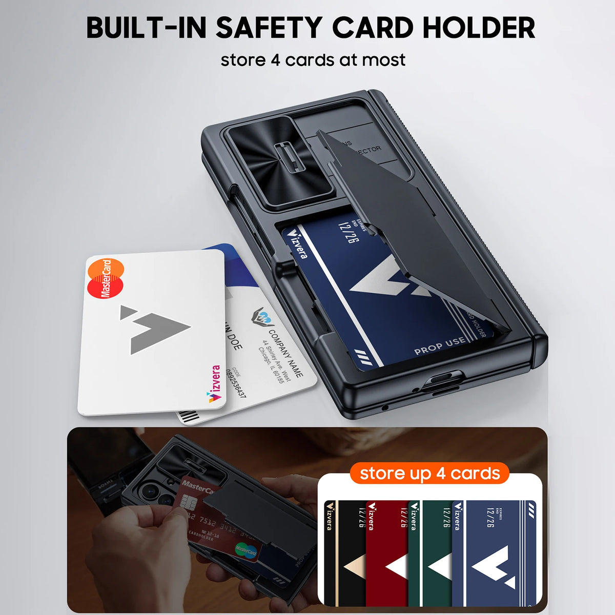 Funda cartera con RFID para Galaxy Z Fold 7