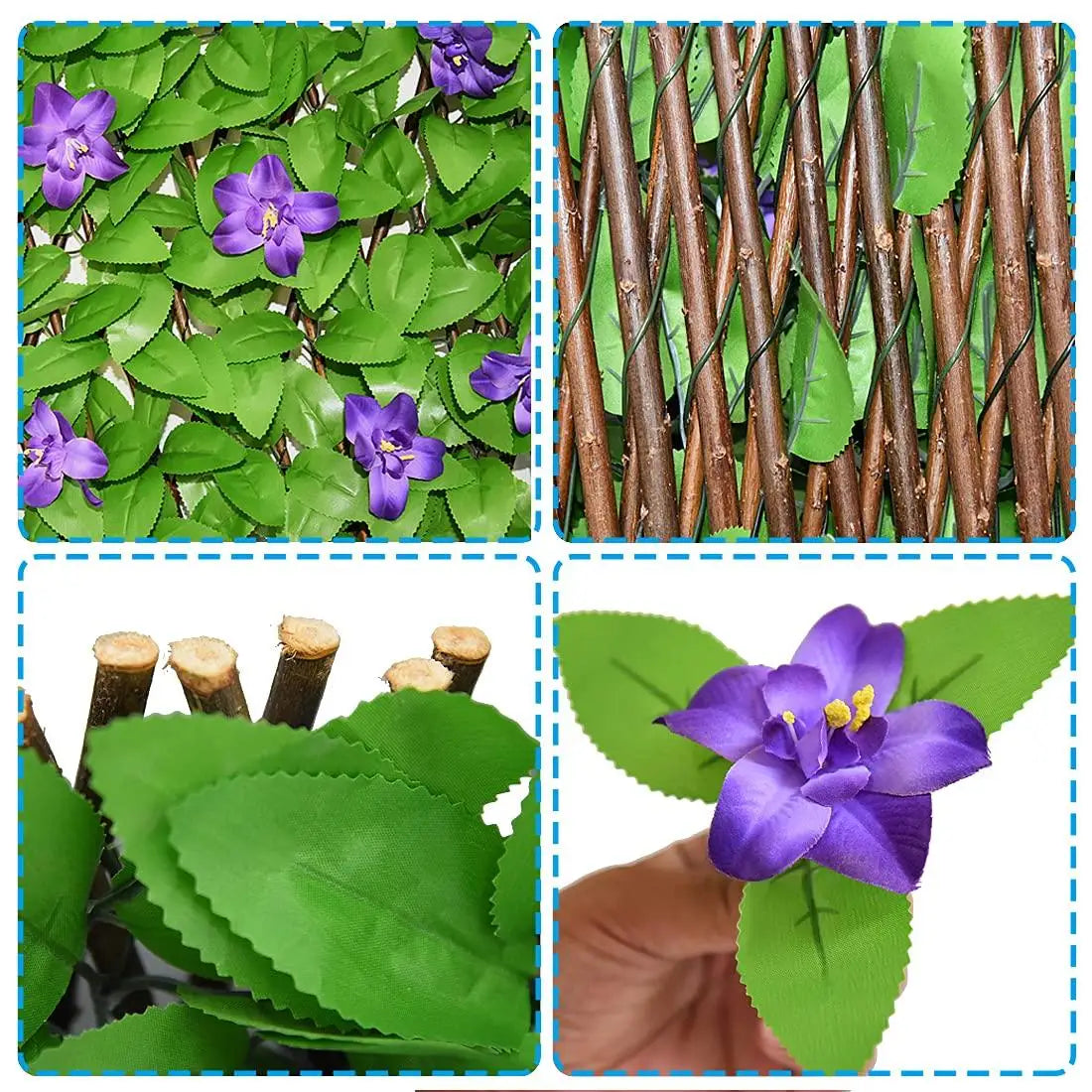 Expandable Artificial Ivy Privacy Fence Screen