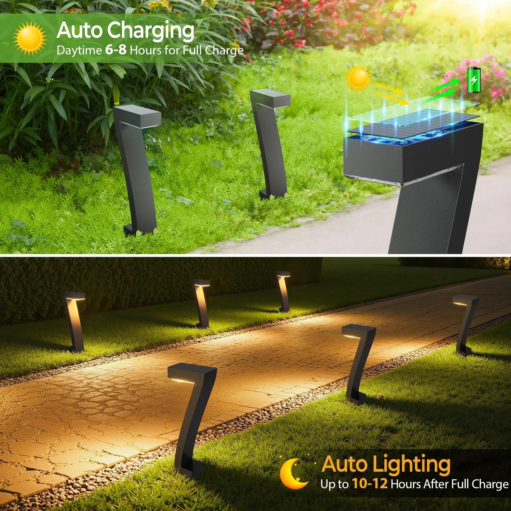 Outdoor Solar Walkway Lights