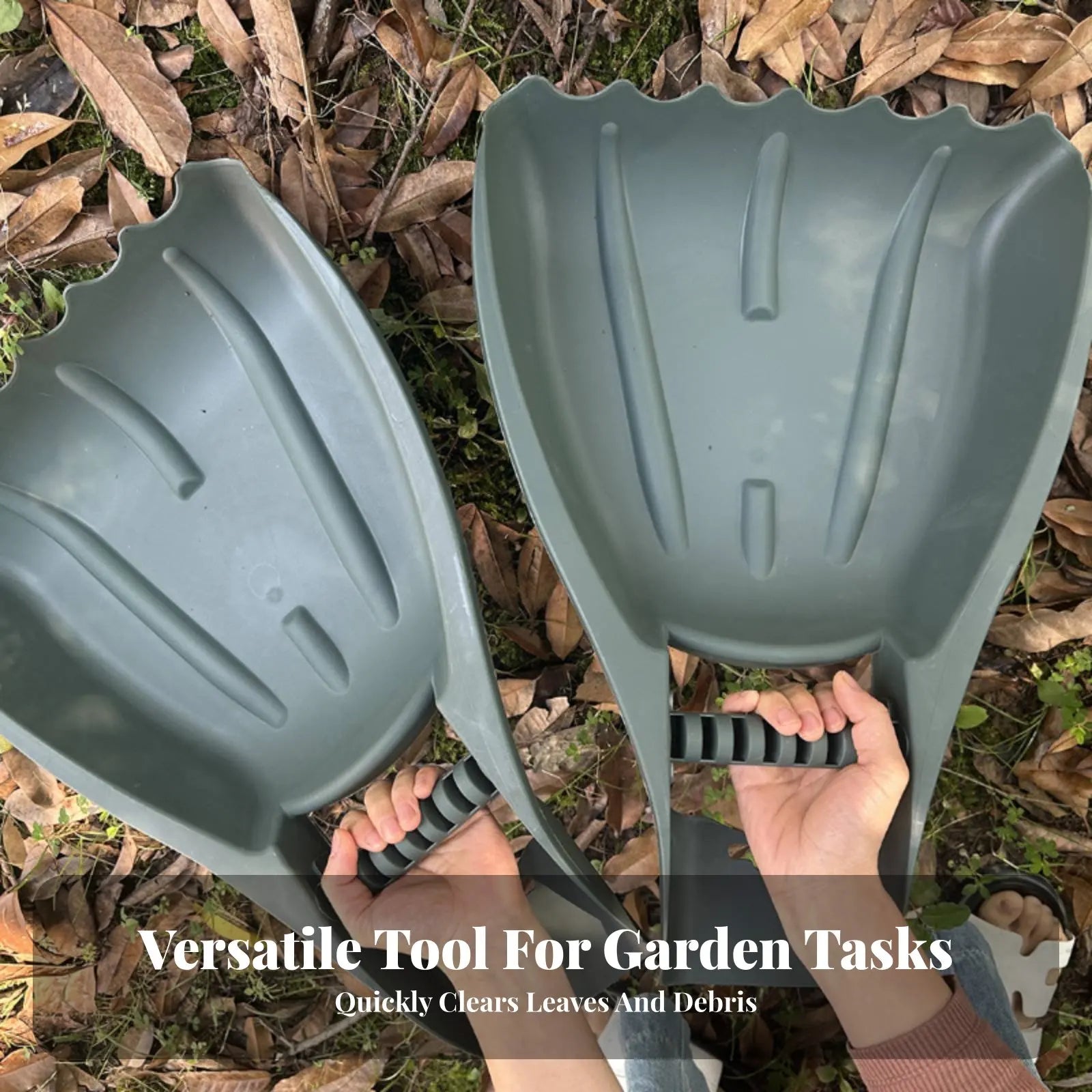 Garden Leaf Scoops (1 Pair / 2 Pieces)