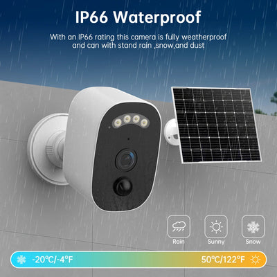 5MP Solar WiFi Outdoor Security Camera