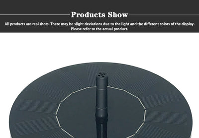 Solar Water Fountain