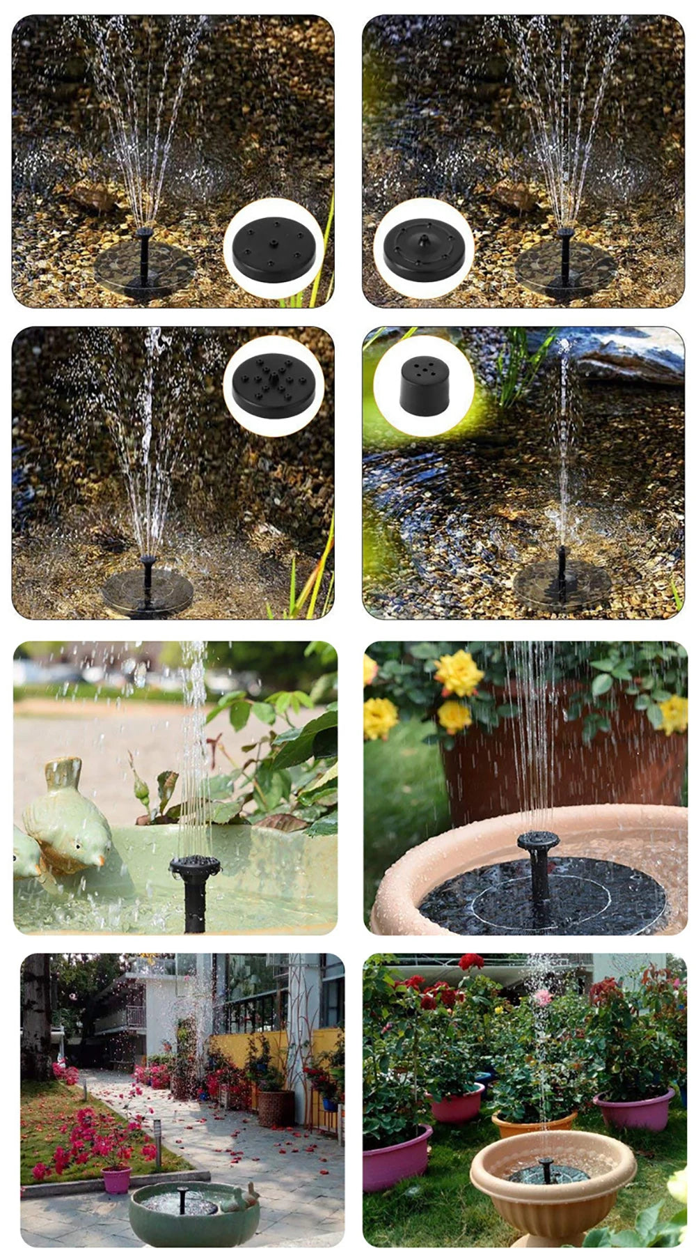 Solar Water Fountain