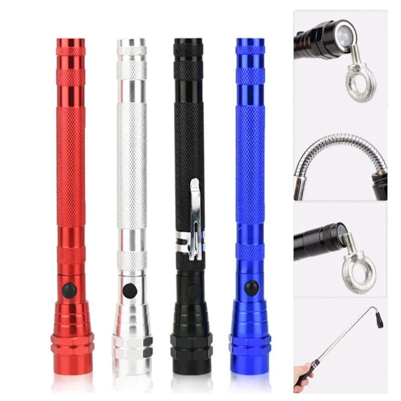 Telescopic Magnetic LED Pickup Tool