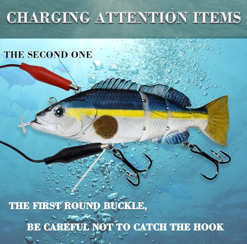 13cm/5.1" Rechargeable Robotic Fishing Lure