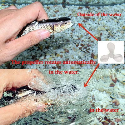 13cm/5.1" Rechargeable Robotic Fishing Lure