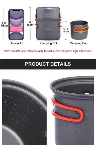 Camping PRO Cookware Set