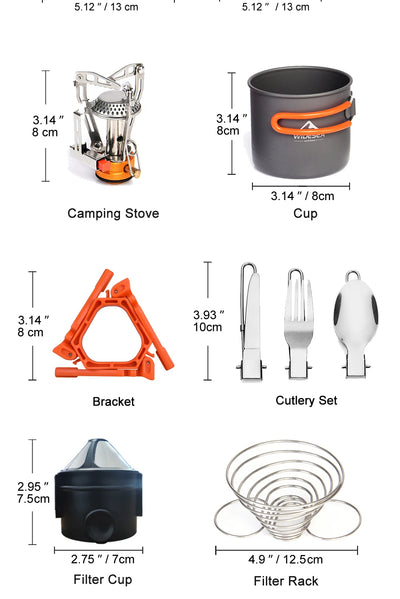 Camping PRO Cookware Set
